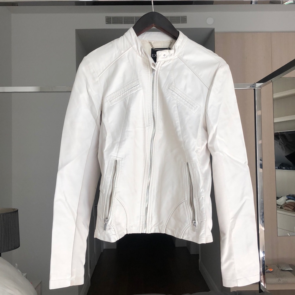 White Leather Jacket
